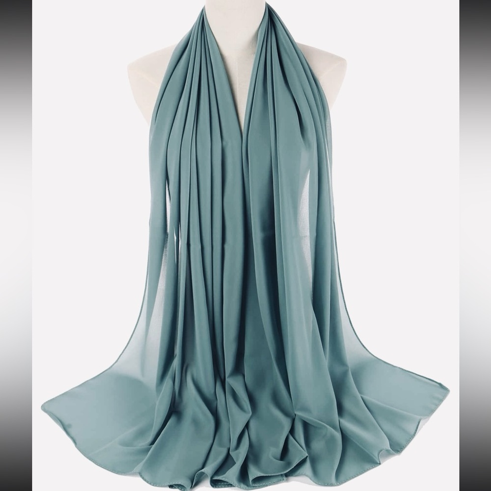 Elegant Teal Scarf